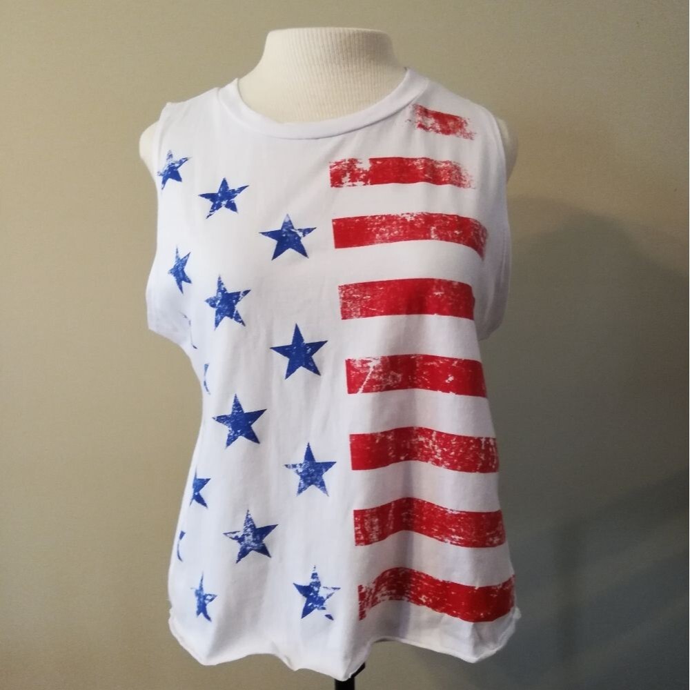 Stars and Stripes 4th of July Tank Top